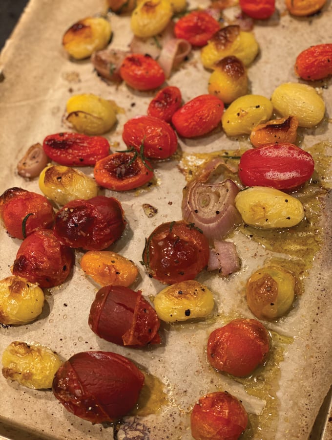 Blistered Tomatoes