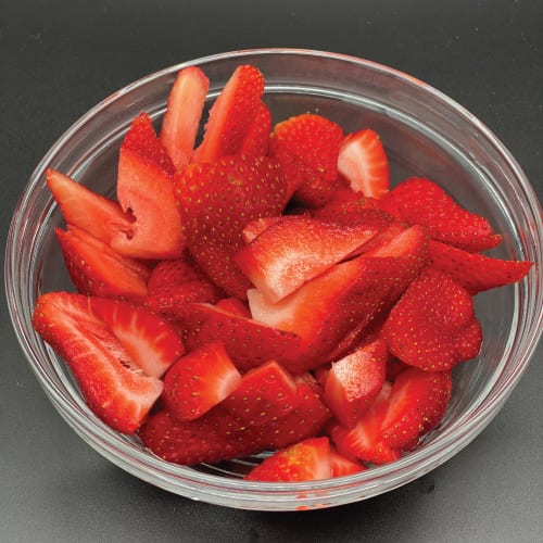 Cut Strawberries