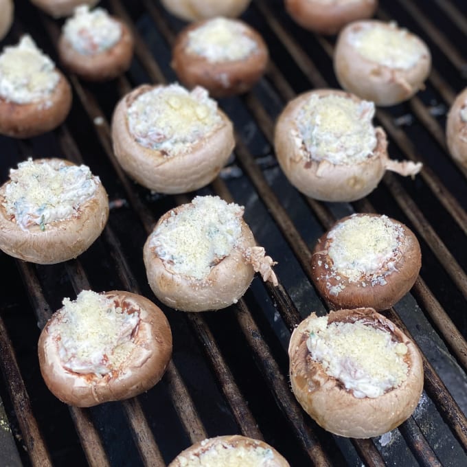 Stuffed Mushrooms on the BBQ