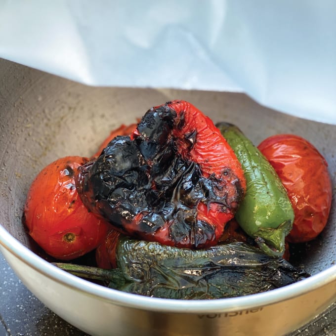 peppers in a bowl