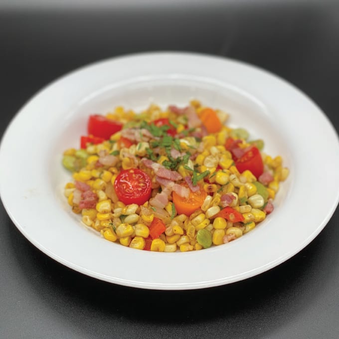 Plated Succotash