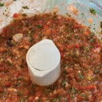 Salsa in foodprocessor