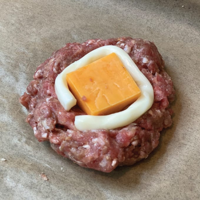 Cheese in the burger